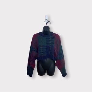 Ralph Lauren Multicolor Plaid Crop Top